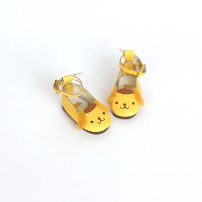 Туфли для кукол Blyth обувь белой собаки желтого цвета доступные Azone Lati OB24