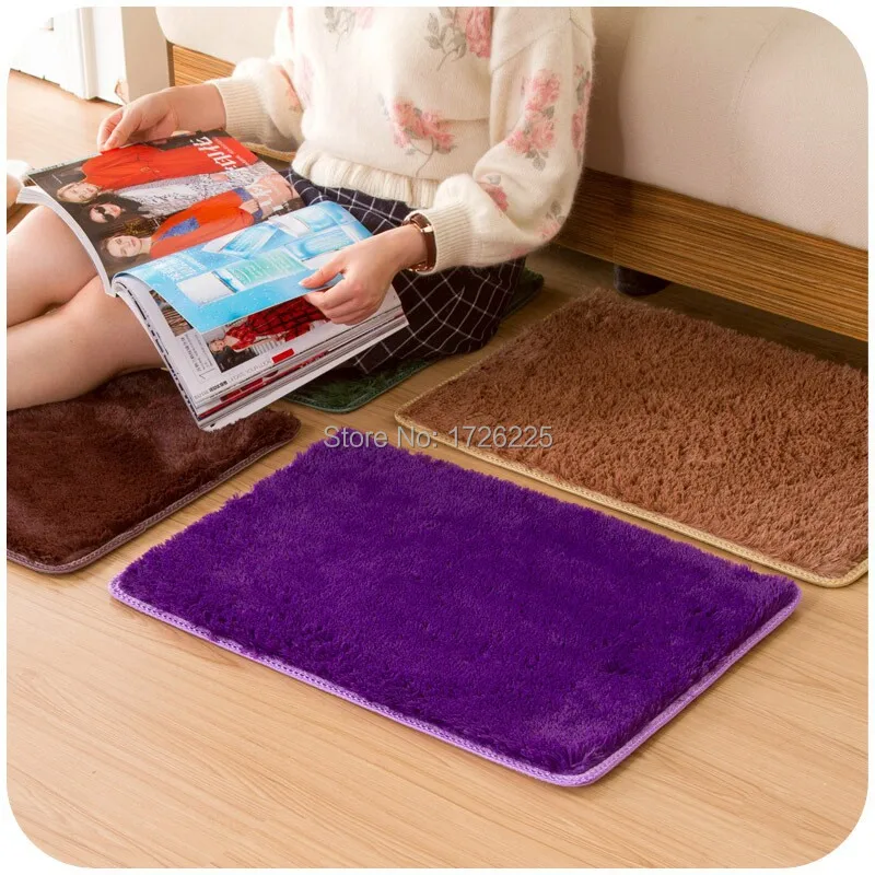 New Arrival Gold Velvet Non Slip Rug Home Bedroom Living Room Anti slip