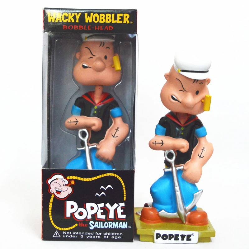 Temila Boite Originale Popeye The Sailor Man 17cm Wacky Wobbler Bobbler Collection De Figurines D Action En Pvc Modele Poupee Jouet Bebe Cadeau Aliexpress