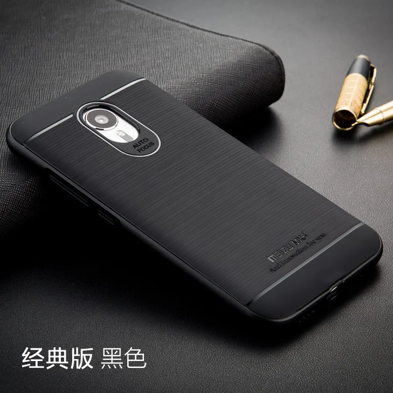 

New arrival Top quality luxury GU JIANG BRAND Case For Meizu MX5 Metal Frame & Silicone back cover anti-slippery design