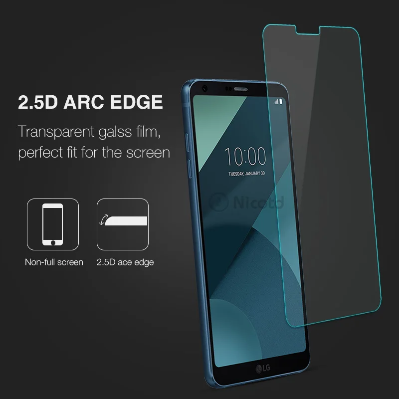 2PCS Screen Protector For LG G6 Glass Phone Tempered Glass For LG Q6 V20 V10 C70 G4C G4 G3 G2 Screen Protector Anti Scratch Film (4)