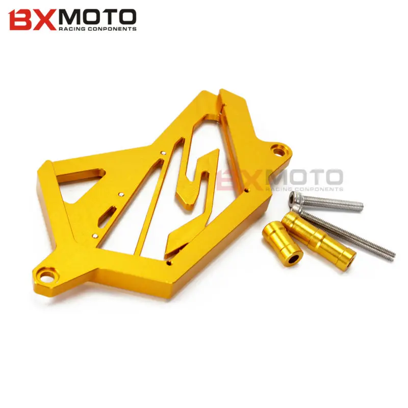 YZF R3 мотоциклетная алюминиевая Золотая передняя Звездочка Защитная крышка с