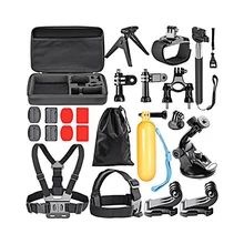 24-in-1 Sport Accessory Kit for Hero4 Session Hero1 2 3 3+ 4 in Swimming Rowing Skiing iving and Other Outdoor Sports