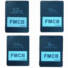 FMCB McBoot карта v1.953 карта памяти для sony PS2 Playstation 2 8 Мб 16 Мб 32 Мб 64 Мб карта памяти OPL MC Boot