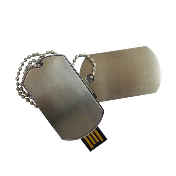 2017 рекламные подарки реальная емкость 8 ГБ 16 32 usb stick ожерелье Металла Dog Tag
