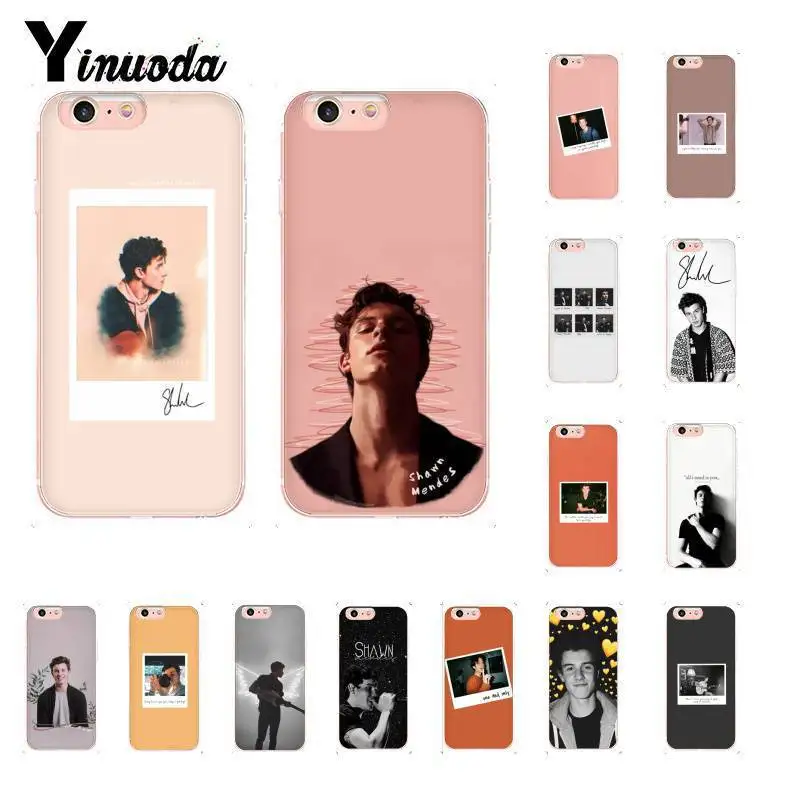 

Yinuoda Fondos shawn mendes DIY Printing Drawing Phone Case for iPhone 8 7 6 6S Plus X XS MAX 5 5S SE XR 10 Fundas Capa