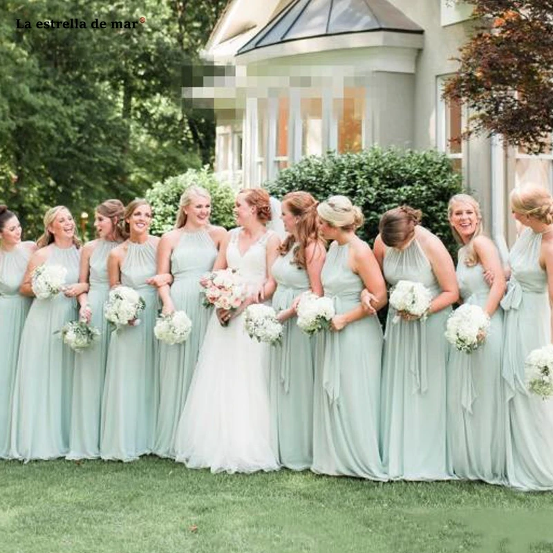 bohemian sage green bridesmaid dresses