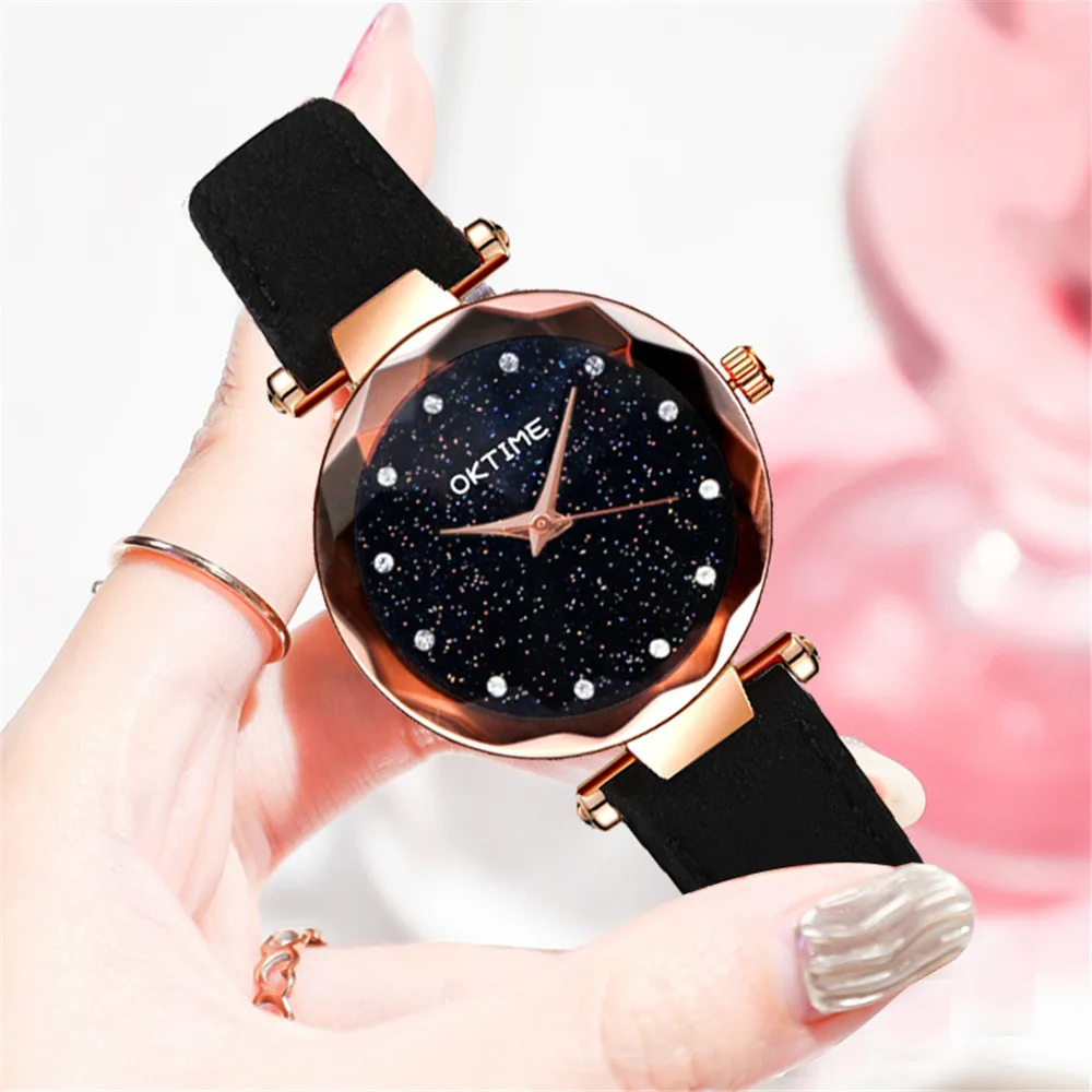 Fashion Women Watches Best Sell Star Sky Convex diamond Dial Clock Luxury Women's Bracelet Quartz Wristwatches For Gifts Fashion Women Watches Best Sell Star Sky Convex diamond Dial Clock Luxury Women's Bracelet Quartz Wristwatches For Gifts