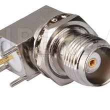 Superbat 10 шт. радиочастотный разъем TNC Thru Hole Jack Женский переборка под прямым углом PCB Mount