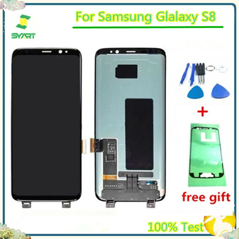 

5.8 inch Super AMOLED LCD Display Touch Screen Digitizer Assembly Without Frame For Samsung Galaxy S8 G950 G950F