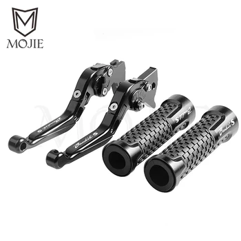 

Motorcycle CNC Adjustable Folding Brake Clutch Levers Handlebar Hand Grips For Suzuki GSF 600 1250 GSF600 GSF1250 BANDIT