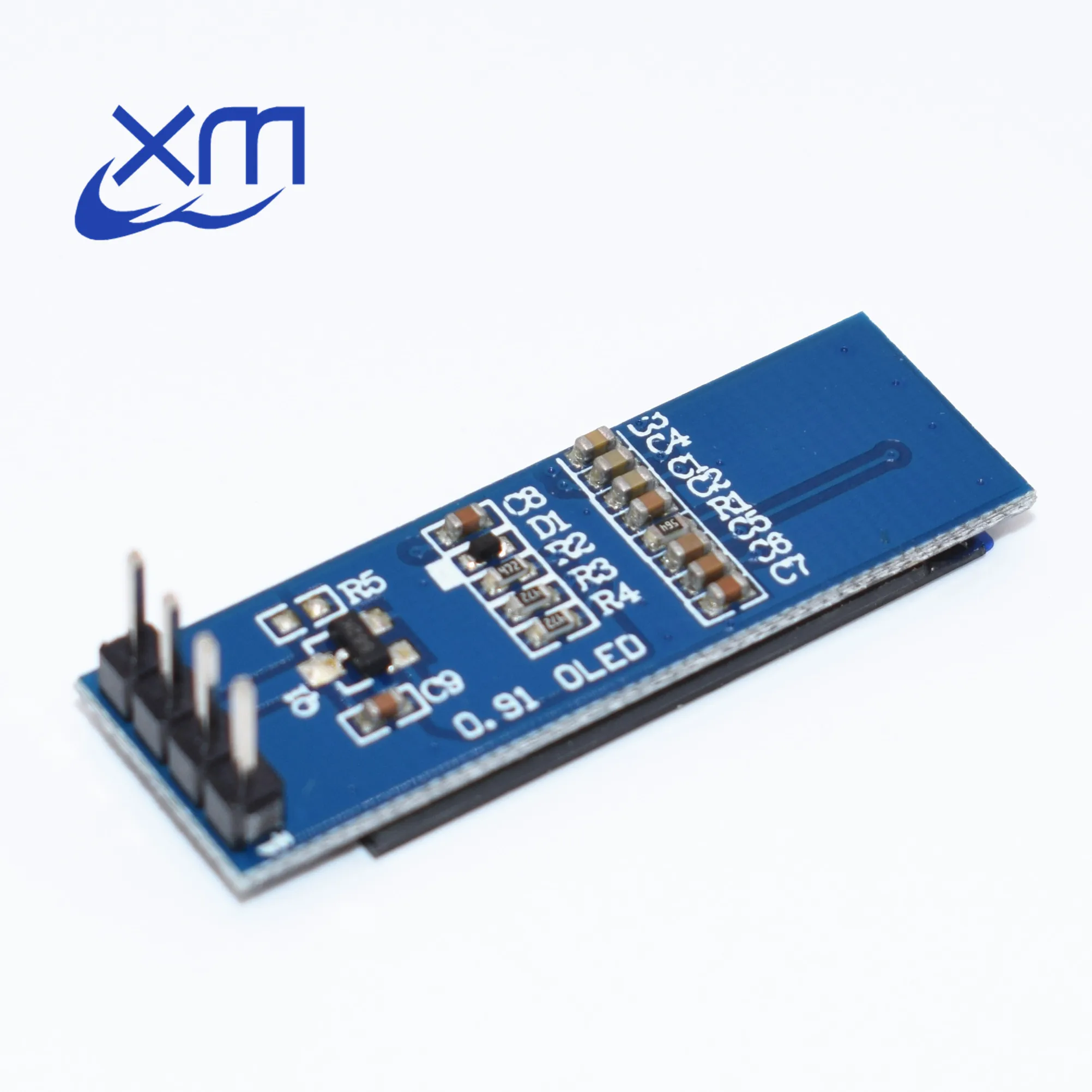 1 шт. 0,91 дюймов O светодиодный модуль 0,9" Белый/Синий O светодиодный 128X32 • Максимальное количество светодиодный ЖК-дисплей светодиодный Дисплей модуль 0,91" IIC связи