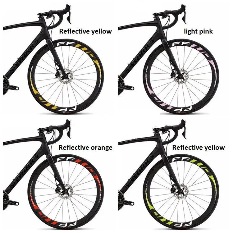 УГЛЕРОДНЫЙ дорожный велосипед обода колеса наклейки для быстрого вперед FF велосипед гоночный цикл наклейка