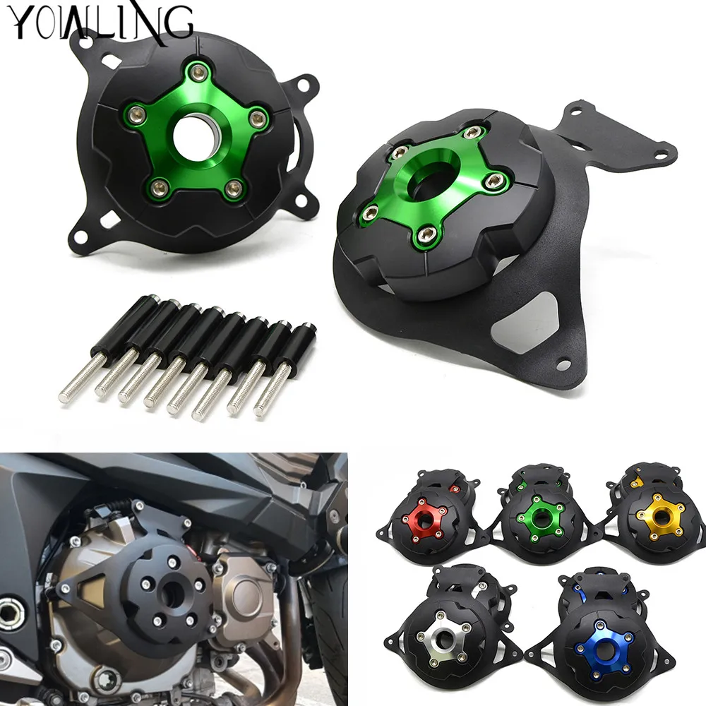 Motorcycle Engine Stator Cover CNC Engine Protective Cover cap Protector For KAWASAKI Z800 Z 800 Z750 Z 750 2013 2014 2015 2016