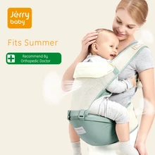Jerrybaby Ergonomic Baby Carrier Breathable Newborn Sling Backpack Pouch Wrap Kangaroo For Baby 0-36 Months Baby Carrier Summer comfortable ergonomic baby carrier baby wrap carrier breathable infant sling backpack pouch wrap baby kangaroo for 3 6 12kg kids