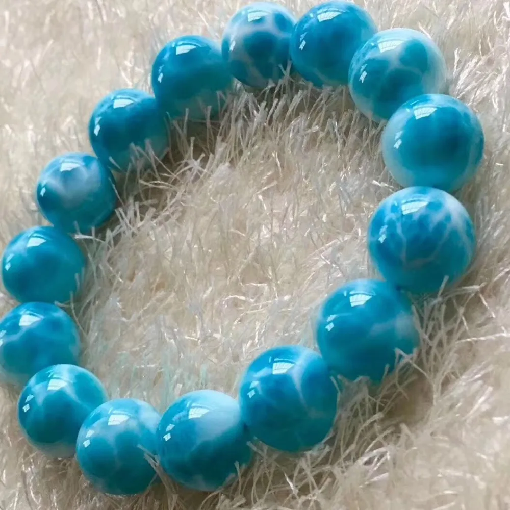 Natural Larimar Stone Bracelet (4)