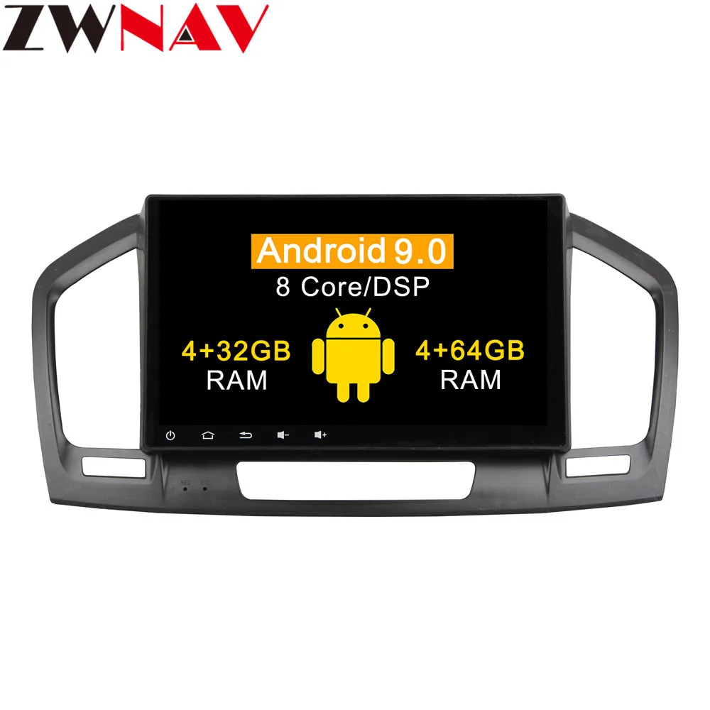 Flash Deal Android 9 4+64G DSP Car No DVD Player GPS navigation For Opel Insigina 2009-2012 head unit multimedia player tape recorder 0