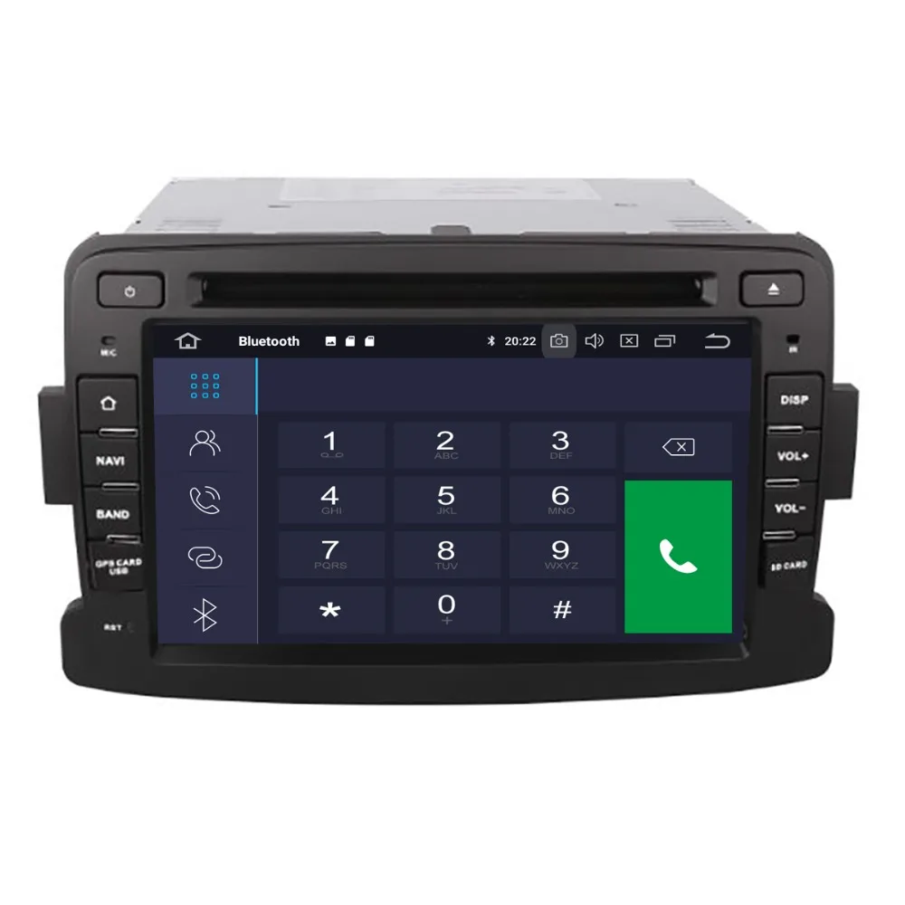 Автомобильный DVD плеер IPS Android 9 0 стерео GPS для Renault Duster Dacia Sandero Logan Captur +