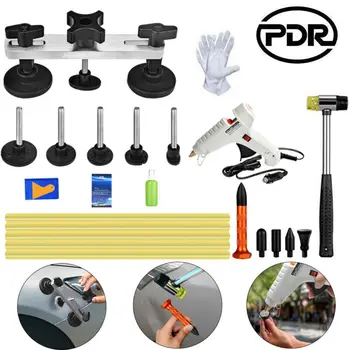 

PDR Tools Paintless Dent Repair Tools Kit Dent Pulling Bridge Hail Removal Tap Down Pen with 5 Heads for car tool kit Instrument