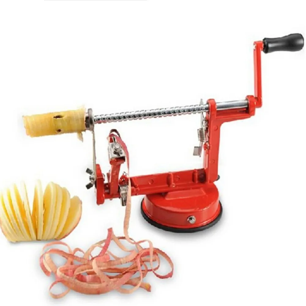 3 In 1 Apple Slinky Machine Peeler 1pcs Fruit Vegetable Tools Fruit Cutter Slicer Kitchen Tool High Quality