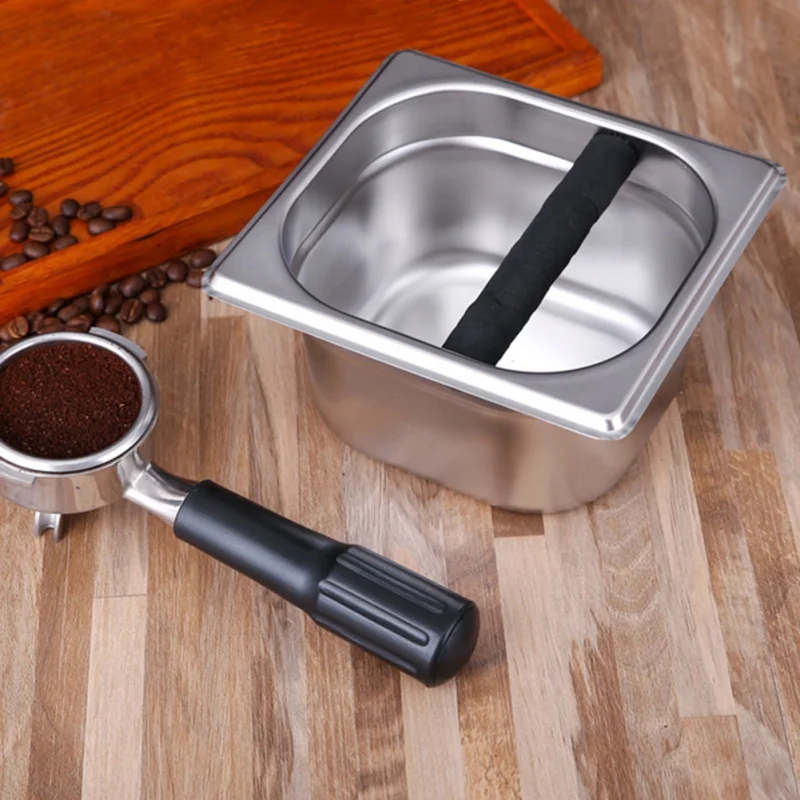 دروبشيبينغ المنزلية الفولاذ المقاوم للصدأ الايطالية نمط ماكينة القهوة النفايات الخبث دلو Coffeeware