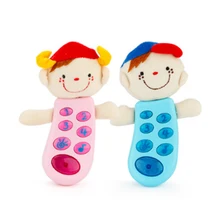 Электронные игрушки Детская картонная Успокаивающая кукла плюшевые игрушки электронная детская мягкая игрушка для детей 13-24 месяцев со звуком и светом Игрушка для сна