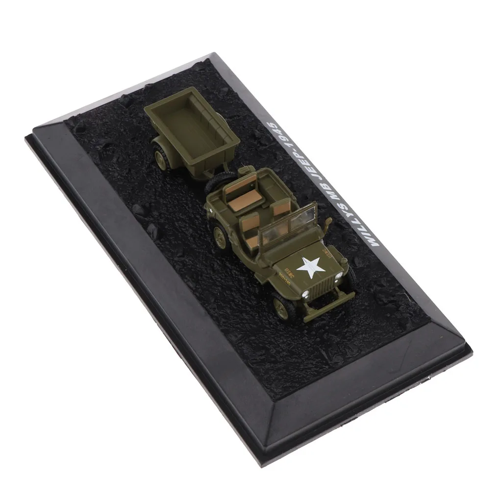 1:72 Willys MB Jeep Модель WWII США армейская модель автомобиля домашний коллекционный