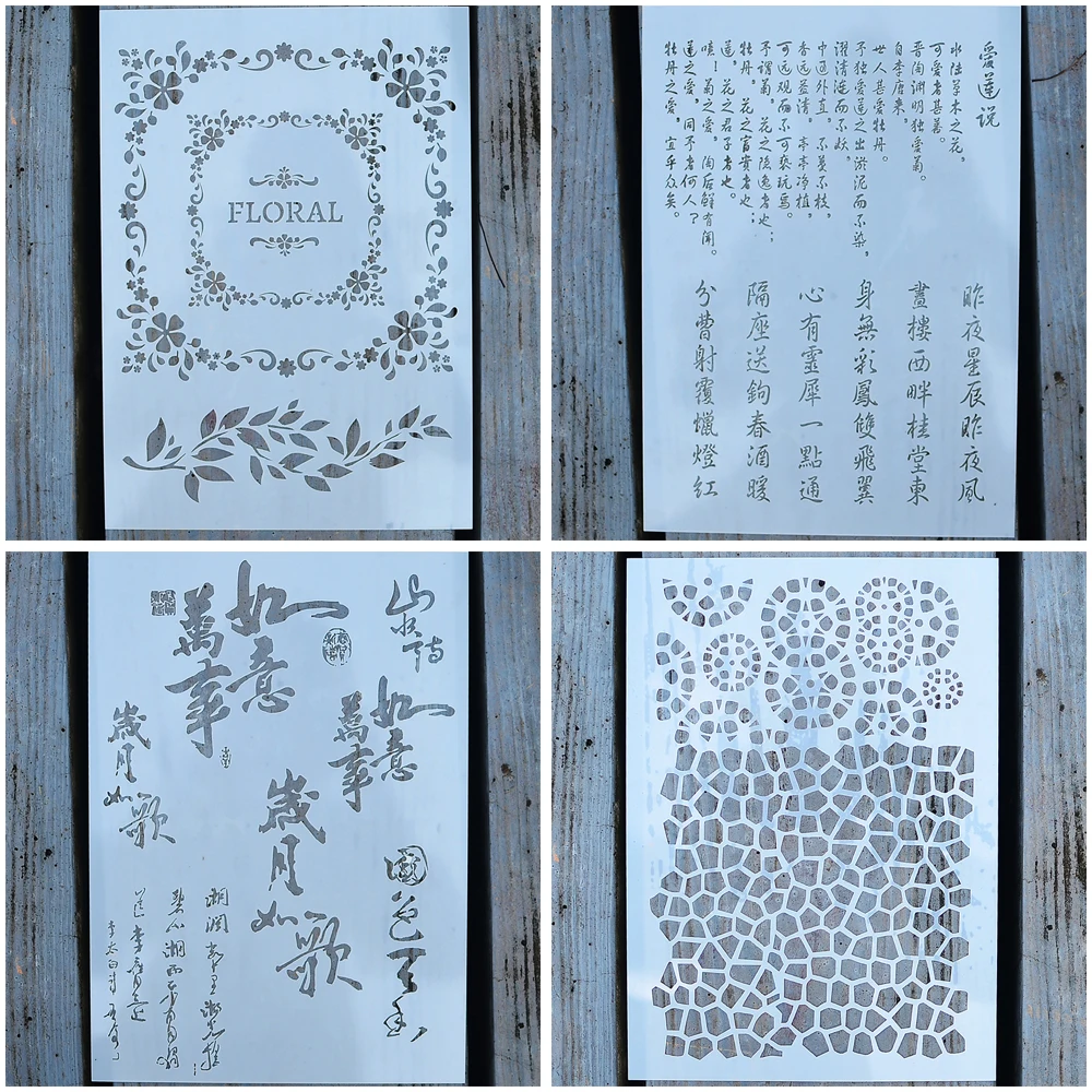 

Chinese Stencils for Wall Painting DIY Scrapbooking/photo album Decorative Embossing DIY Paper Cards Crafts
