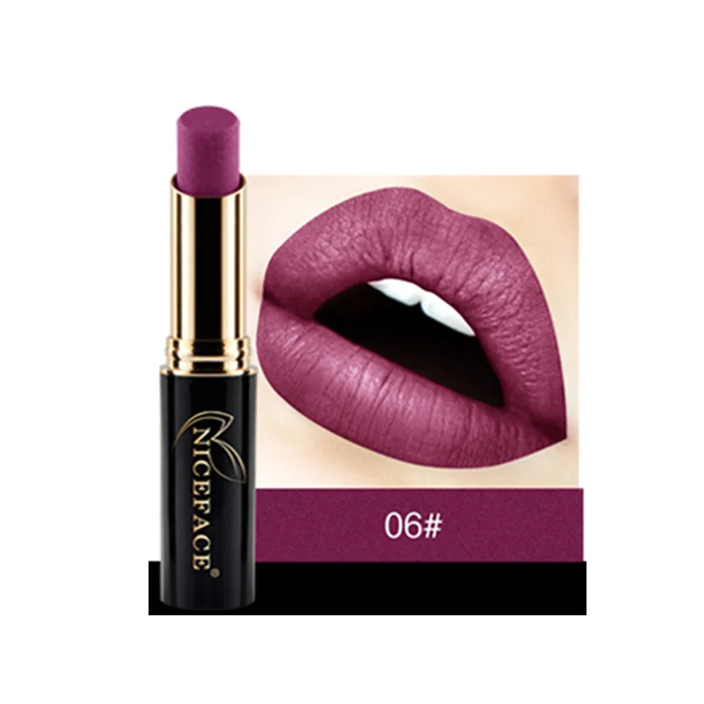 

Metallic Shimmer Matte Optional Lipsticks 1PC Durable and long lasting Long Lasting Lip Stick Cosmetic Makeup Tools 24 Colors