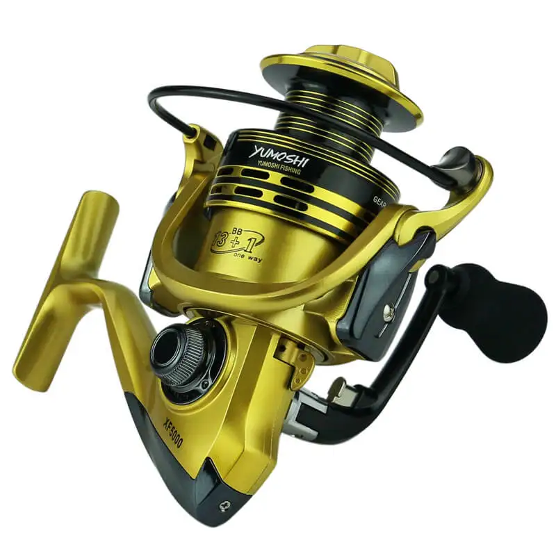 

14BB 1000-7000 5.5:1 4.7:1 L/R Hand Gapless Spinning Fishing Reel Line Rod Bait Casting Wheel Loading Trolling Sea Ice Lake Boat