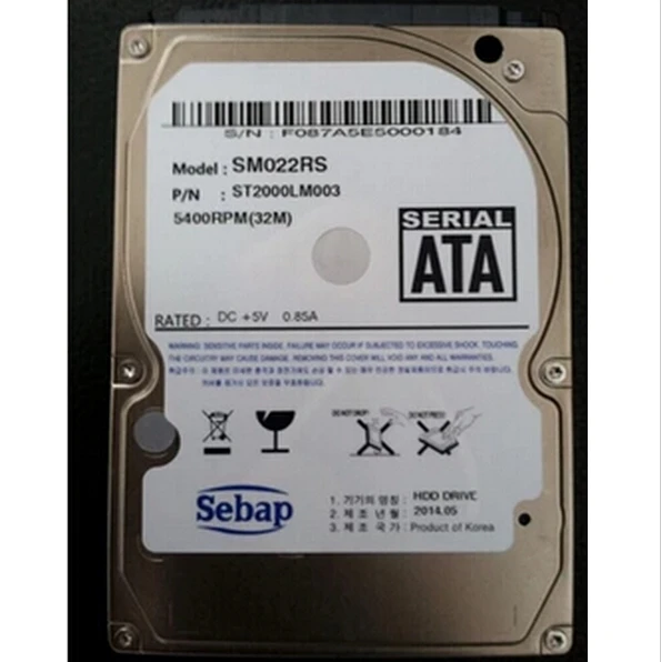 9.5 мм HDD/ST2000LM003 2 ТБ ноутбук жесткий диск т ps4 2.5 дюймов SATA II (3.0Gbs) последовательный