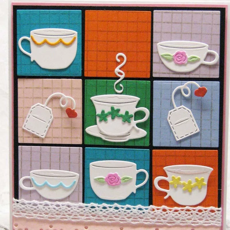 Tea Cup Cutting Dies 1