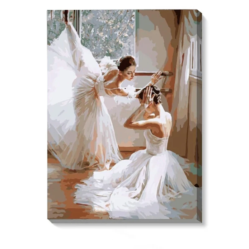 

5D DIY diamond mosaic full square / round diamond resin home decoration ballet girl embroidery wall stickers pendant pattern
