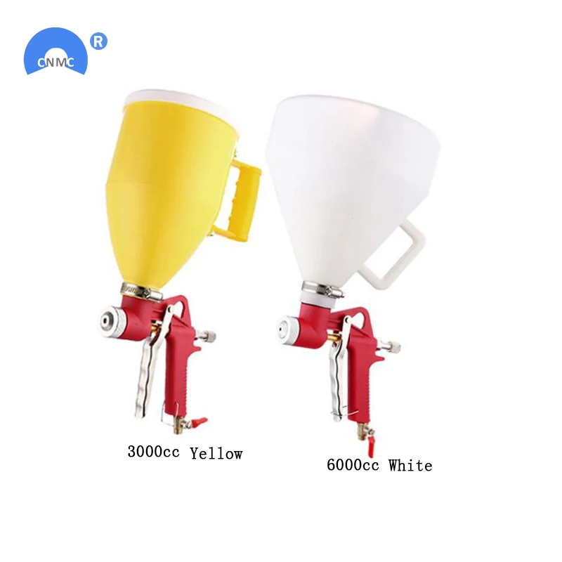 

Funnel paint texture spray gun gravity high pressure 2.5mm nozzle paint texture tool plaster sprayer