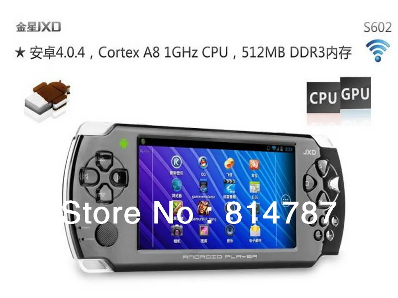 4 3 Inch Handheld Game Player Android 4 1 Jxd S602b Dual Core 512mb Ram 4gb Rom Portable Game Console Console Nds Console Stickerplayers Bar Aliexpress