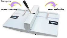 2019 New Hand Paper Creasing Machine and Perforating Machine 2 in 1 Combo 340mm