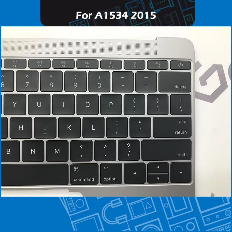 US $65.00 2015 Year A1534 Topcase with Keyboard and Backlight US version for Macbook Retina 12 A1534 Palmrest Space Grey EMC 2746