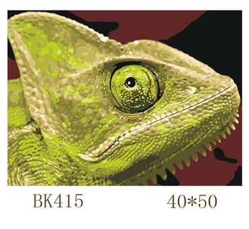 

Lion chameleon deer pictures painting by numbers animal acrylic paint on canvas on Wall Art for Living Room Decoration