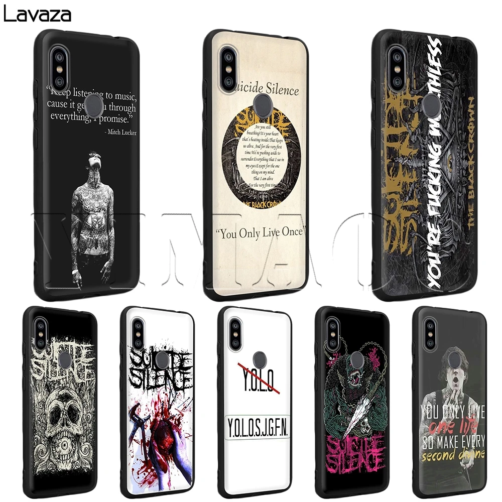 Suicide Silence Case for Xiaomi Redmi Note 8 9 9S K30 Pro MI MAX 3 6 SE A1 A2 A3 10 Lite Plus 8A F1 |