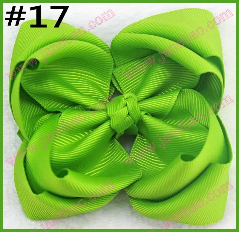 

free shipping 300pcs 4'' double layered boutique hair bows stacked ABC hair bows girl hair accessories