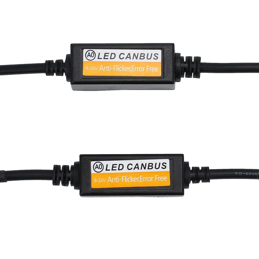Justech 2x светодиодный Canbus декодеры без ошибок резистор для современных Kia Buick VW Ford Chevrolet Citroen Nissan H4 головной светильник противотуманный светильник