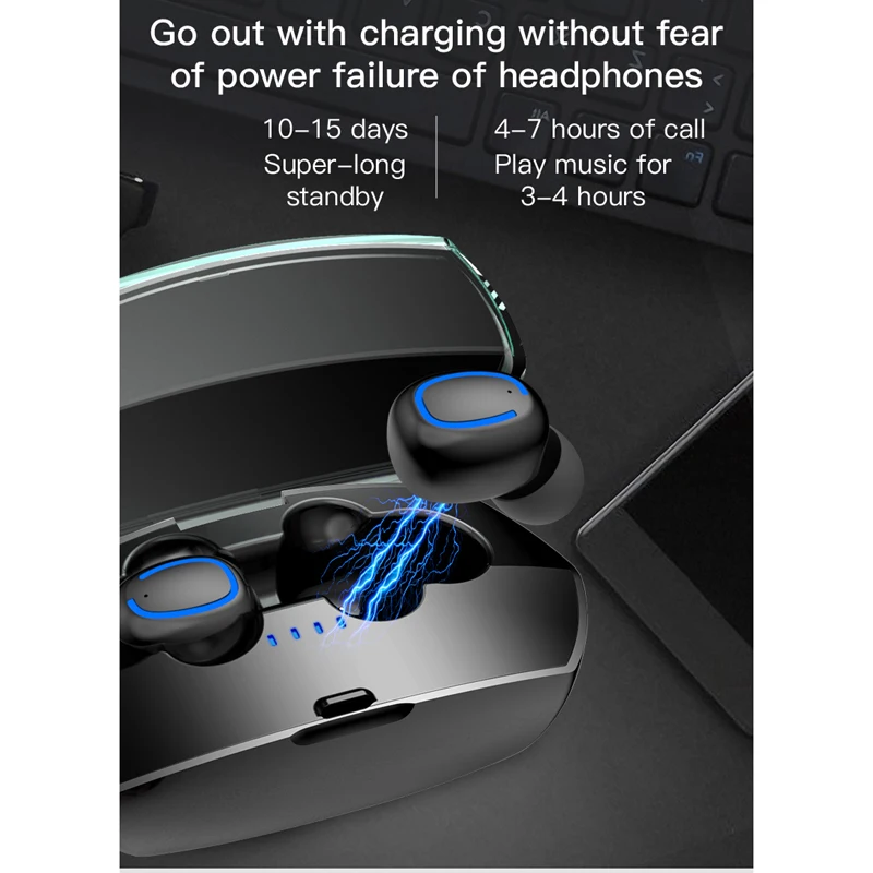 Xi11 TWS True беспроводные наушники Bluetooth 5 0 брендовые с зарядным боксом для Android