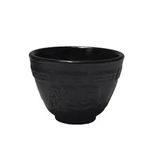 100 мл богатый зерна литой железный чай чашки японские Ретро чашки и лист блюдца Набор кружек для чая