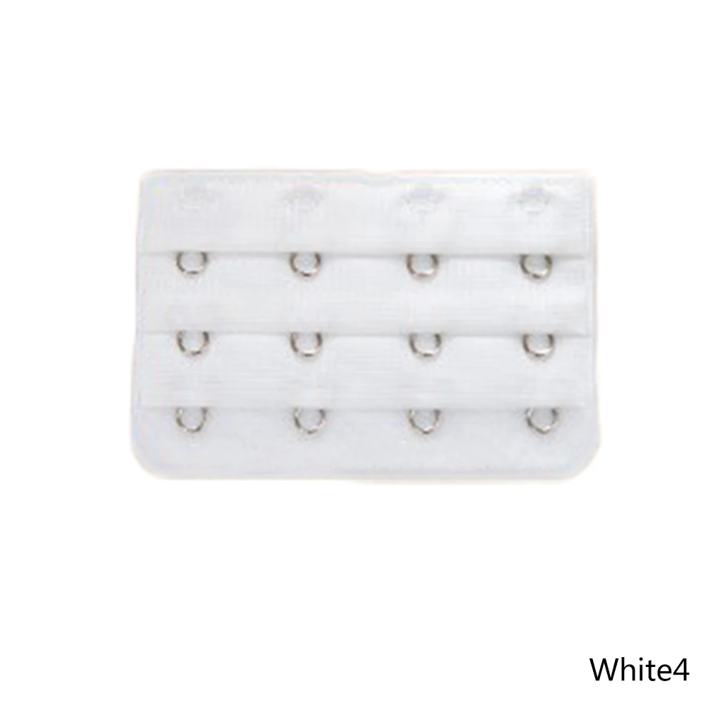 white 4 buckle Бюстгальтер с пряжкой сзади, тонкий лифчик, удлиненная пряжка 2 ряда, 3 пряжки/3 ряда, 4 удлинение пряжки - Цвет: white 4 buckle