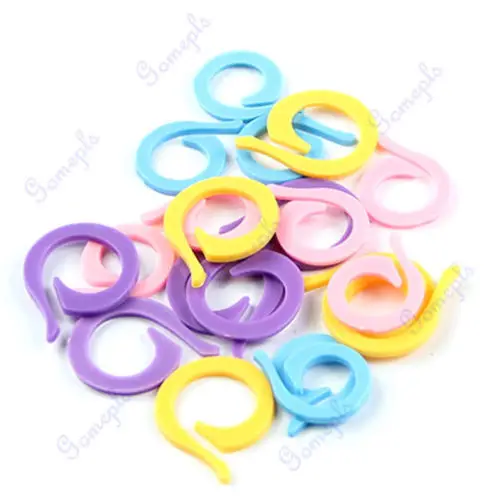

New Knitting Crochet Craft Locking Stitch Markers Needle Clips Holder