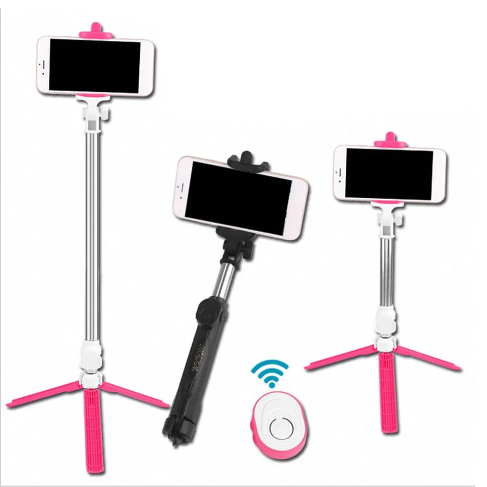 

2019 Wireless Bluetooth Remote Shutter Selfie Stick Mini Tripod Extendable Selfie Stick Universal for iOS Android Phone