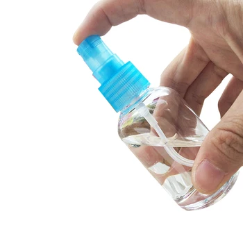 

Sale 2PCS Random Color Mini Small Empty Plastic Perfume Transparent Make up Cosmetic Container Bottles Convenient to carry