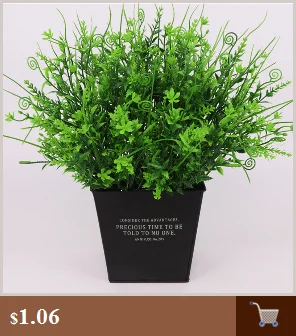 1 шт. 42 см сосновая ветка пластиковые искусственные зеленые растения искусственная сосна ветки для домашнего офиса Deor декоративные растения