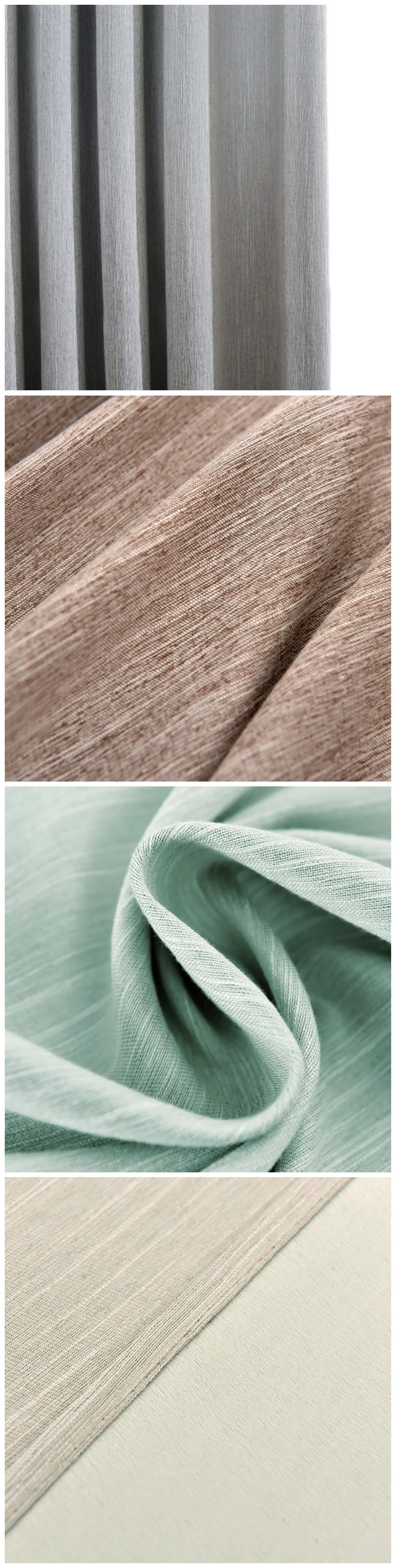 ZG055 NAPEARL 1 Panel Solid Short Drops Elegant Curtains for Bedroom Small Drapes Window Kitchen Simple Modern High Shading Fabrics (4)
