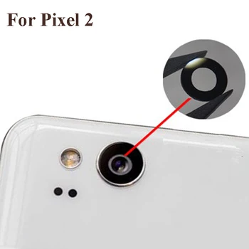 

2PCS High quality For Google Pixel 2 XL 2XL Back Rear Camera Glass Lens Repairment Repair parts test good Pixel2 XL
